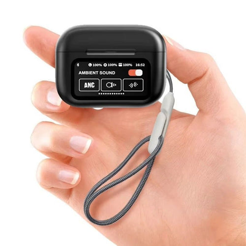 A9 Pro Led Screen Airpods Black Color Box Packing