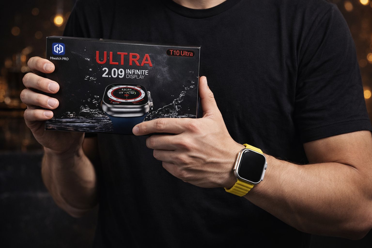 Model T10 Ultra Smart Watch with Charger