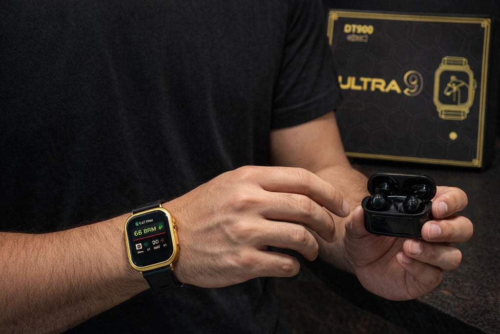 Ultra 9 Smart Watch Get Black Airpods Free