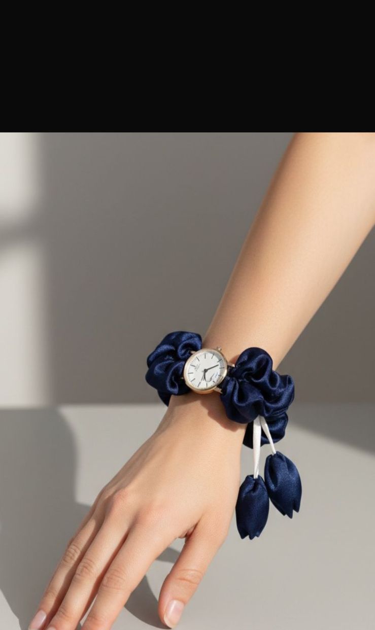 Rose Style Ladkan Scrunchie Watch (For Her) 💓 (35%OFF) ONLY 7DAYS OFFER