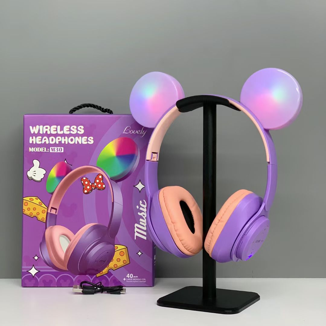Mickey Ears LED RGB Professional Headset
